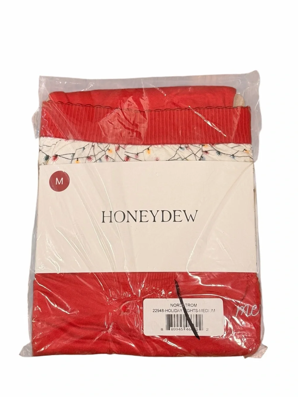 Honeydew Intimates Red Sugar Sweetheart Long Sleeve Boxers Shorts PJ Set NWT